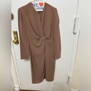 Aritzia magnificent taupe dress size small